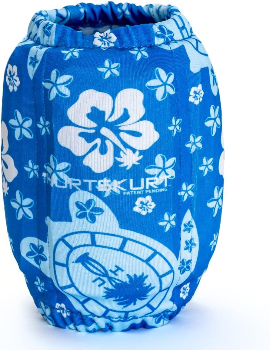 HurtSkurt® Premium Ice Therapy Sleeve – Turtle Bay Medium – Stretch-Fit Wearable Cold Compression Wrap for Knee, Leg, Elbow & Ankle Recovery, Durable, Machine Washable, Stays Cold Longer