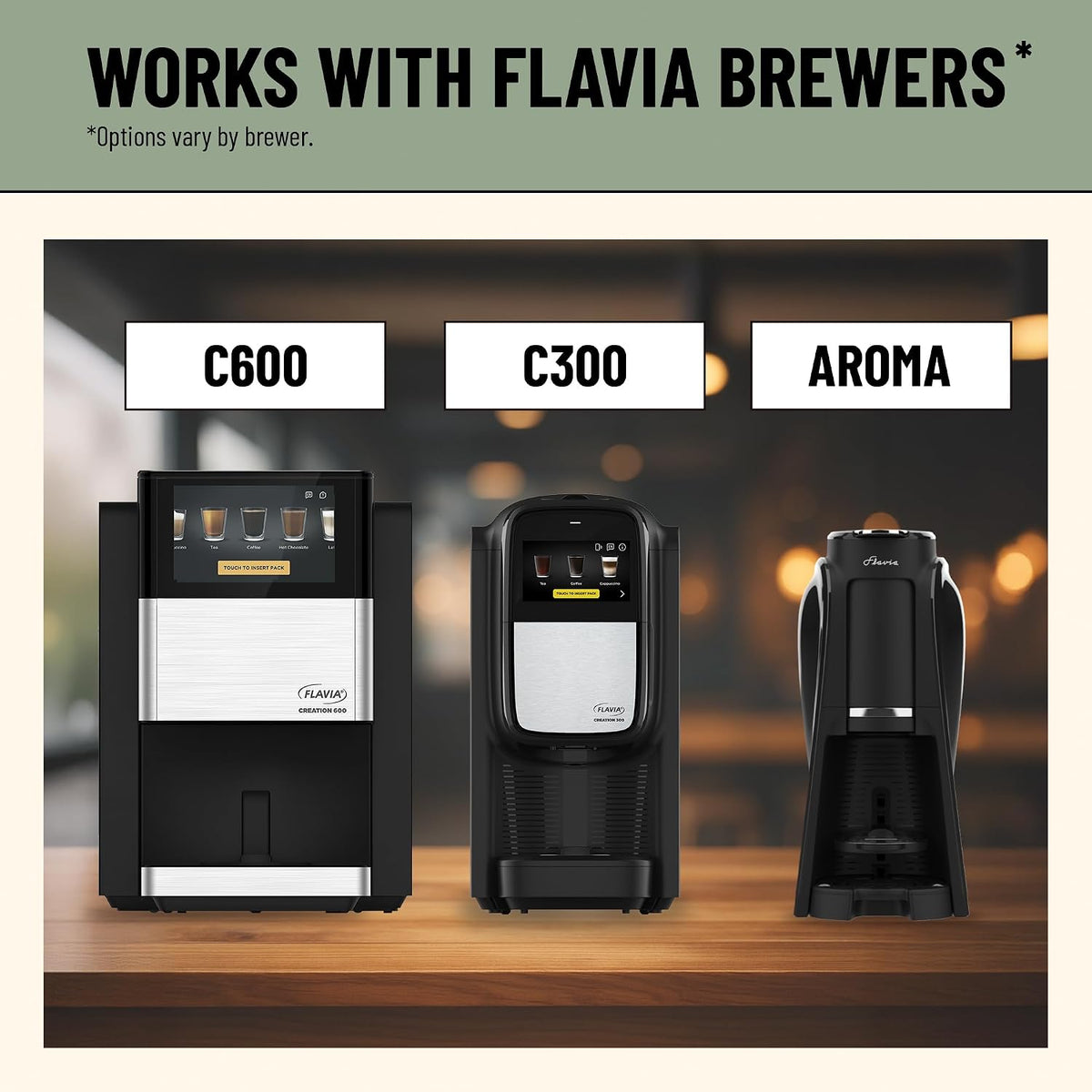 Flavia Bright Tea Co. Earl Grey Tea Freshpacks works only with Flavia Brewers (Case of 100)