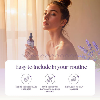Siva Lavender Essential Oil, Huge Bottle, Large Size, 16 Fl Oz (473 ml)