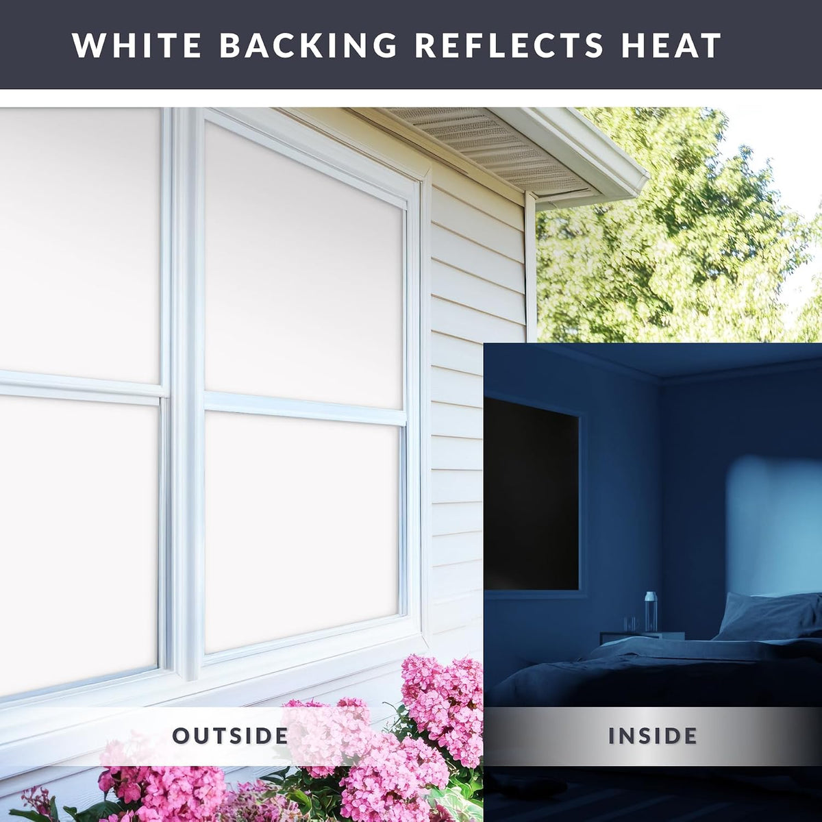 Blackout Light Effects Window Privacy Film by Artscape - Light Blocking Blackout Film, Static Cling, Full Coverage Privacy, Light Control, Helps Create a Calm, Focused Space - 17.72 x 72 Inch
