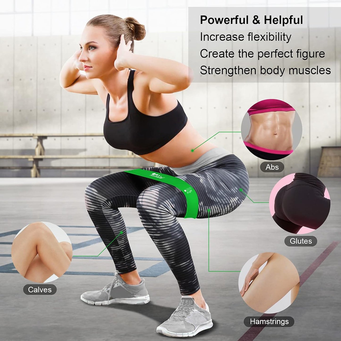 Resistance Bands Set, Himaly Exercise Bands Strength Training Fitness Bands Workout Elastic Bands with Legs Ankle Straps, Door Anchor, Handles & Carry Bag for Home Outdoor Workouts