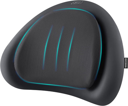 Skechers Lumbar Pillow Premium Memory Foam,Double-Layer-Office Chair Cushion for Tailbone Pain Relief,Butt Pillow for Office Chair,Car seat Cushion,Long Sitting Office Workers,and Car Drivers,Black