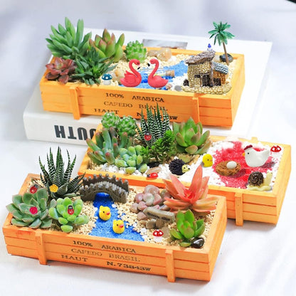 Dracarys Selected 100 Pcs Fairy Garden Accessories, Mini Resin Animals, Miniature Figurines, Micro Landscape Ornaments Kit, Garden DIY Animals, Environmental Resin, Forest Encounters