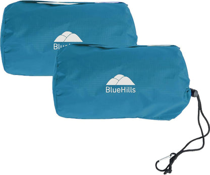 BlueHills Premium Soft Lightweight Travel Blanket Pillow Airplane - Gray