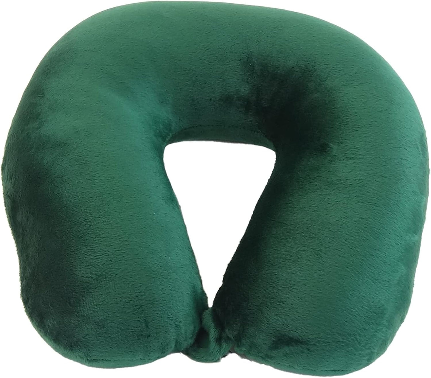 Wolf Essentials Adult Fleece Travel Neck Pillow for Airplane, Charcoal