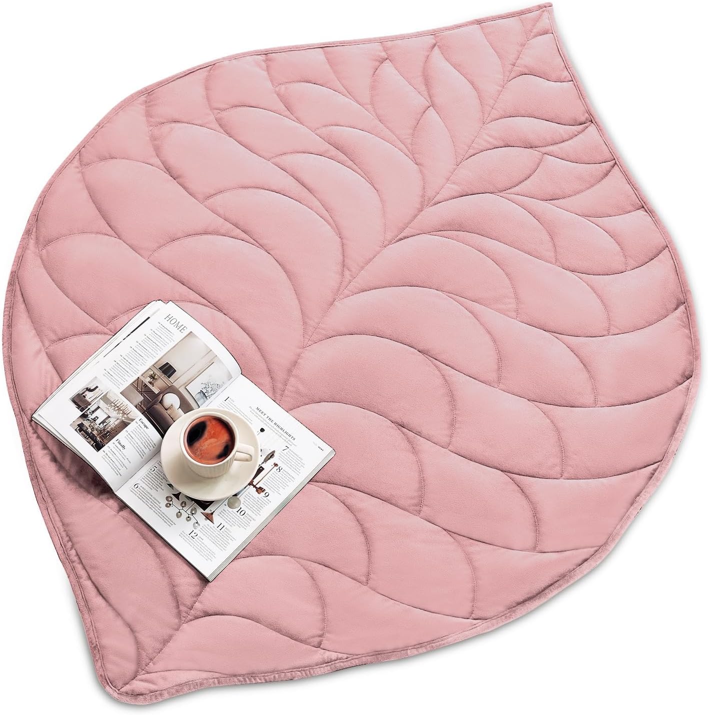 Kaisa Weighted Lap Blanket 7 lbs 41" x 53", Cozy Luxury Crystal Velvet Small Weighted Blanket for Adults, Portable Travel Weighted Blanket for Relaxation, All-Season Blanket, Machine Washable, Green