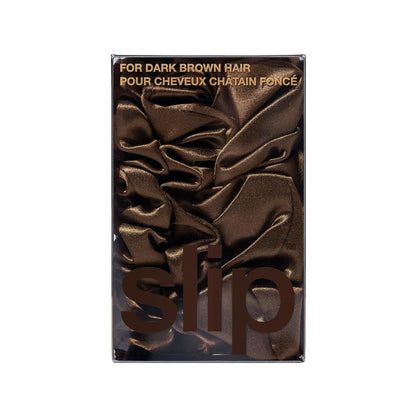 slip Back to Basics Black Midi & Large Scrunchie Set | Includes 2 Midi & 1 Large Pure Silk Scrunchies | 100% Mulberry Silk, Anti-Crease, Gentle on Hair, Prevents Breakage | Stylish & Durable
