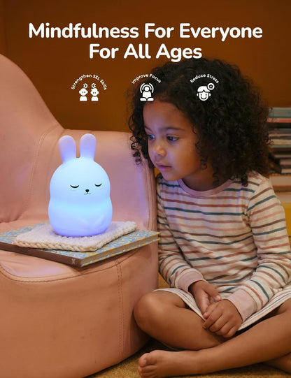 Breathing Pal 'Bonnie'- Mindfulness Breathing Light, Guided Visual Meditation Breathing Light, Anxiety Relief Items for Calm Down Corner/Meditation/Sleep for Adult&Kid