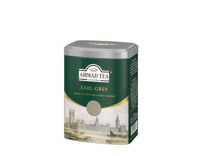Ahmad Tea Caddy Gift Tin, English Scene, Earl Grey, 100 Gram