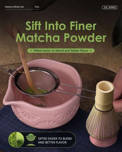 Matcha Whisk - 2-pack Bamboo matcha Whisk set, Handcrafted Traditional Japanese Chasen, 100-Prong Matcha Stirrer Wisk Mixer Brush for Authentic Matcha Tea Preparation
