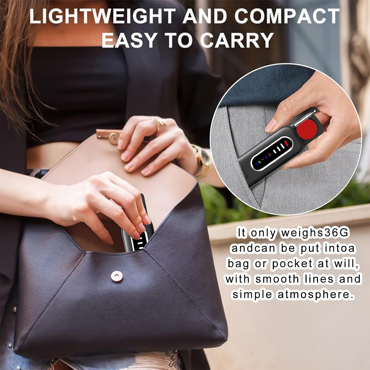 AI Powered 7 in 1 Hidden Camera Detectors,Anti Spy RF Signal Scanner, Infrared GPS Tracker Finder & Bug Detector&Camera Detector for Hotels, Bathrooms, Cars & Offices