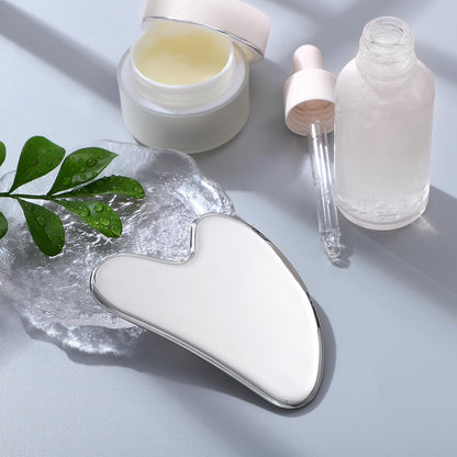 rosenice Gua Sha Facial Tools Guasha Tool Gua Sha Jade Stone Manual Massage Sticks for Jawline Sculpting and Puffiness Reducing for Face Body Tensions Reduce Festive Gifts