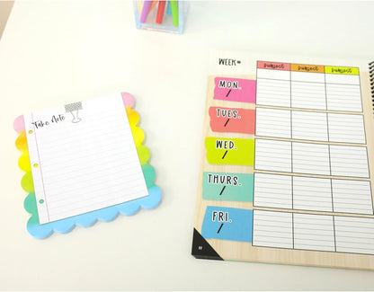 Carson Dellosa Aim High To Do List Notepad―5.75" x 6.25" Paper Stationery, Daily Checklist, Goals, Reminders, Notes, Motivational Organizer (50 sheets)