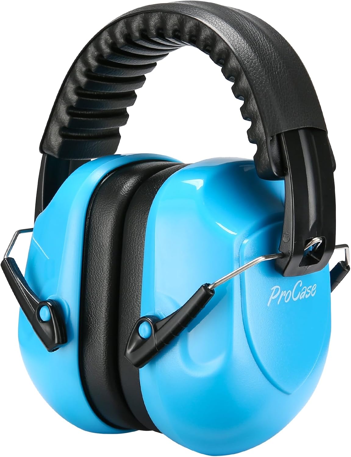 ProCase NRR 28dB Noise Reduction Ear Muffs, Foldable Adjustable Passive Noise Cancelling Headphones for Adults Kids Autism, Hearing Protection for Shooting, Construction, Mowing, Studying -Black - Colors A