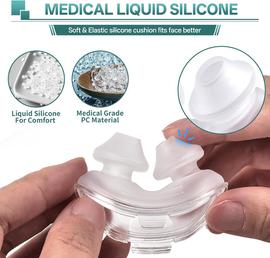 Replacement Nasal Pillow Cushion for ResMed Airfit P10,Compatible with Original Airfit P10 CPAP Mask,Reliable Seal & Perfect Fit,Ultra-Soft & Durable Replacement (Medium -3PCS)