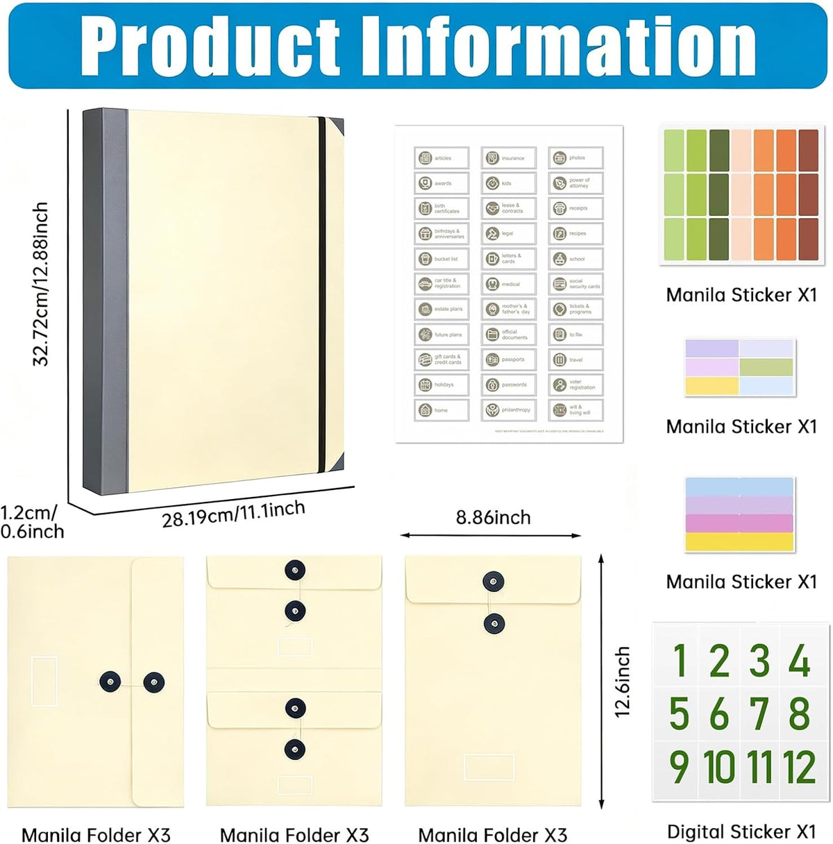 in Case I Die Binder with Labels – Important Document Organizer for Families, End of Life Planner & Estate Planning Folder for Final Wishes, Medical & Home Records (Pink)