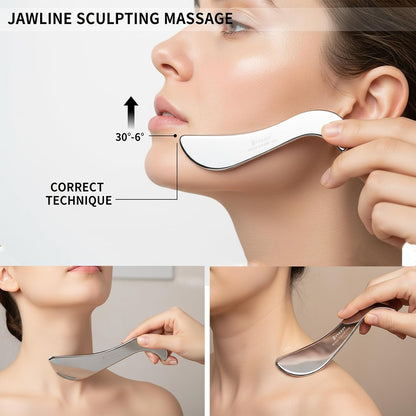 BYYDDIY-Non-Magnetic 304 Stainless Steel Gua Sha Muscle Scraper Tool for Scar Tissue,Muscle Scraping Tool for Massage Scraper,IASTM Tools for Physical Therapy, Soft Tissue Massage