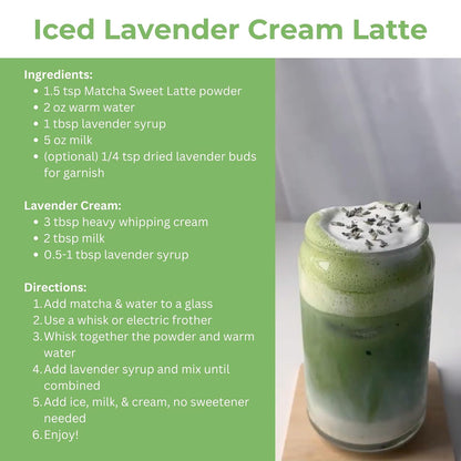 Matcha Kari Organic Sweetened Matcha Latte Mix - Cafe Style - 2.2 lb | Organic sweetened matcha green tea latte powder, cafe-style, just add milk or water, hot or iced, easy mix, 2.2 lb/1 kg