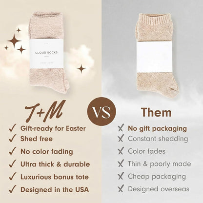 Unboxme Gifts Warm & Cozy Ultra-Luxe Cloud Sock, Gift for Women & Men