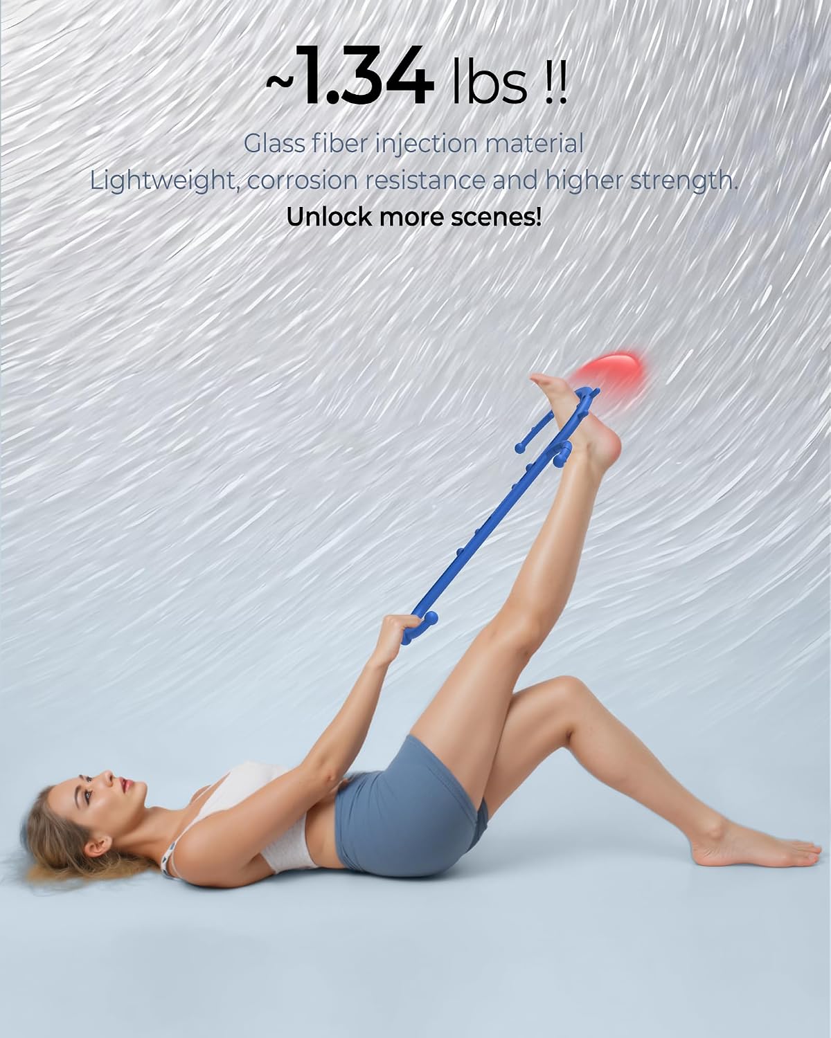 Back and Neck Massager for Pain Relief Deep Tissue, Upgraded Full Body Trigger Point Cane Massage Tools, Therapy Massage Stick Pressure Point Hook, Muscle Knot Remover Tool (Black)