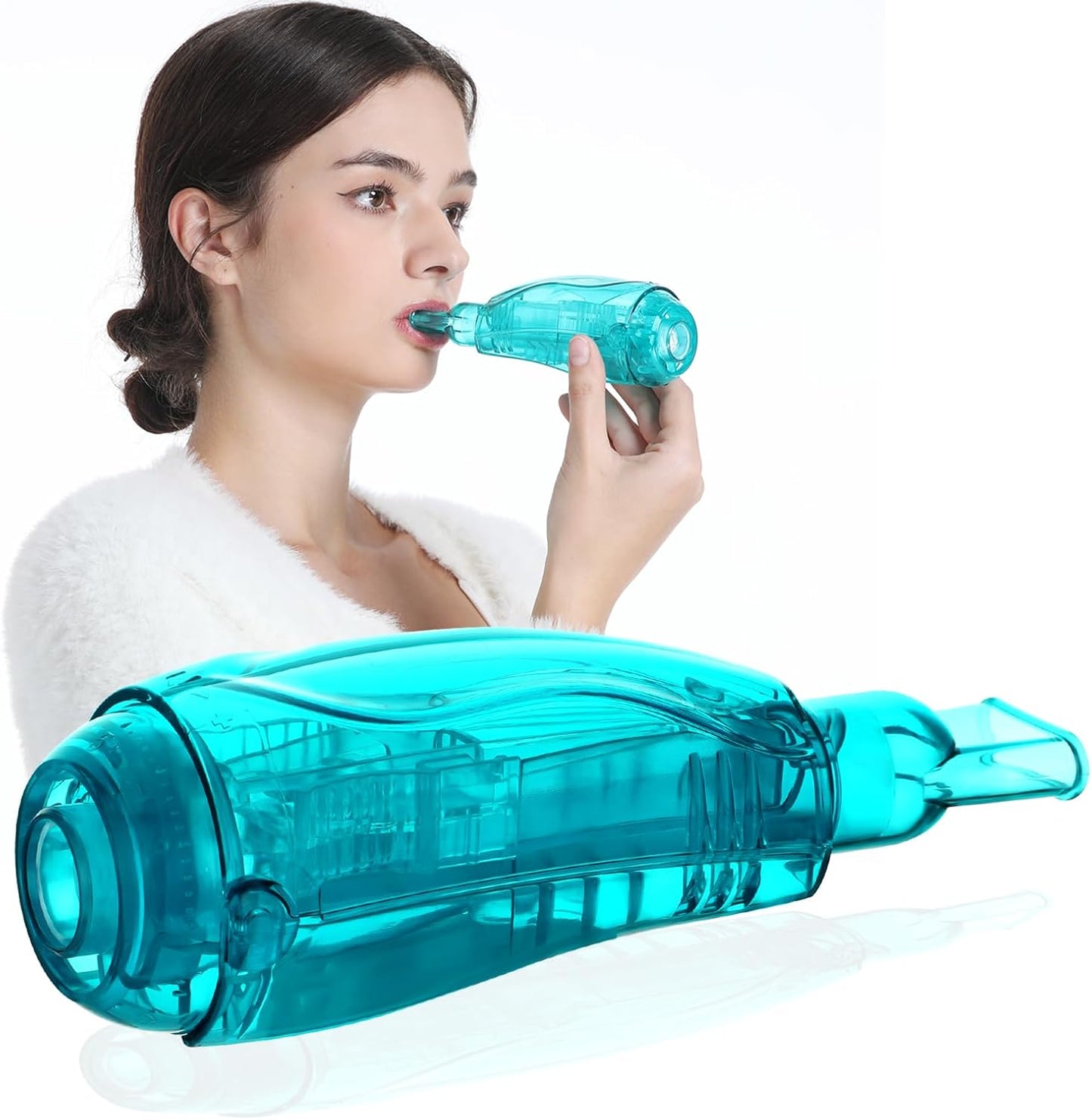 Flutter Valve Device for Lungs, Breathing Exercise Device, Adjustable Resistance Breathing Trainer