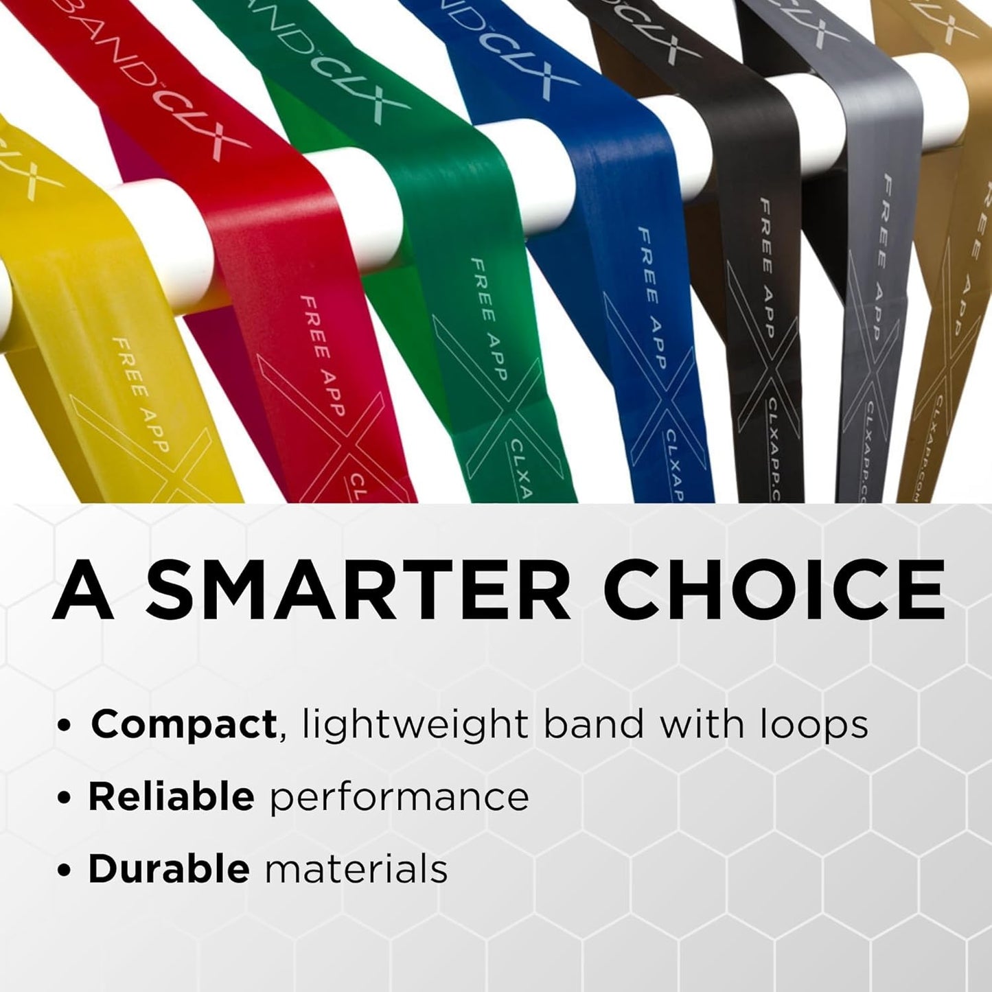 THERABAND CLX Resistance Band with Loops, 5-Foot Band