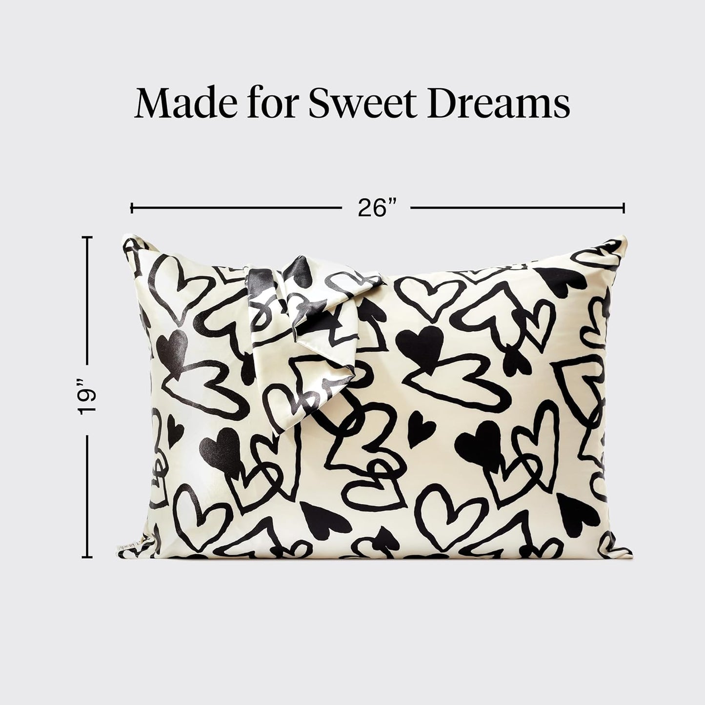 Kitsch Satin Pillowcase with Zipper for Hair & Skin - Softer Than Silk Pillow Cases, Smooth Cooling Satin Pillow Case, Wrinkle-Free, Machine Washable - Pillow Cases Standard Size (19x26) - Blush
