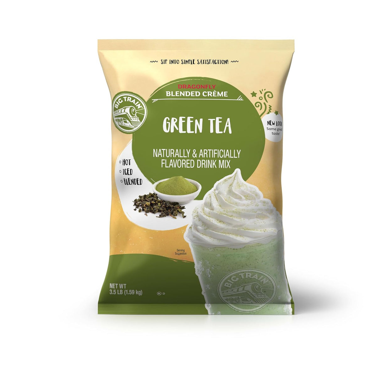 Big Train Vanilla Bean Blended Crème Beverage Mix, 3.5 Pound (Pack of 1) - Colors A