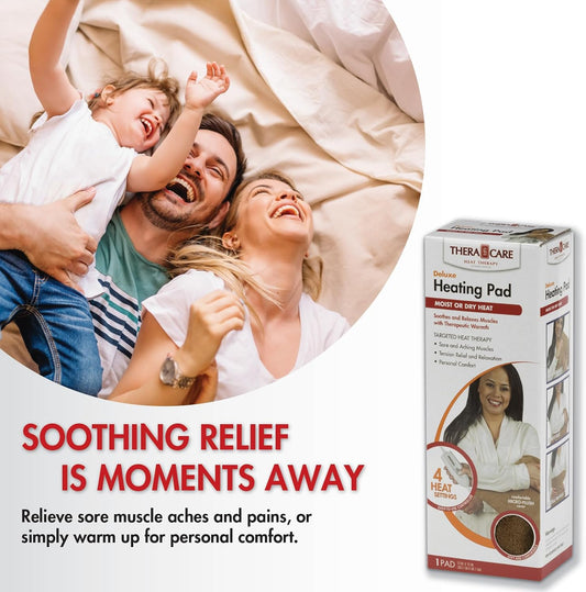 Deluxe Heating Pad Moist/Dry Heat Therapy