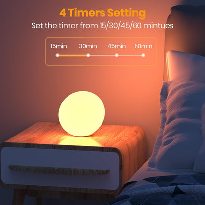 LASTAR Sun Lamp, 10,000 Lux Sunlight Lamp with 4 Color Temperatures & 5 Brightness & 1H Timer, Touch Control Daylight Lamp with Memory Function for Home