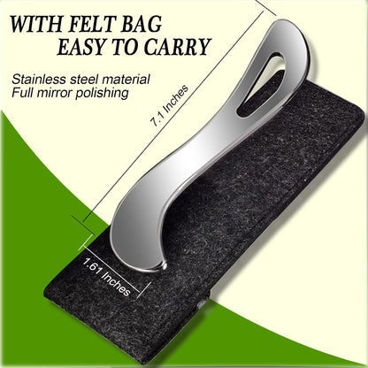 BYYDDIY-Non-Magnetic 304 Stainless Steel Gua Sha Muscle Scraper Tool for Scar Tissue,Muscle Scraping Tool for Massage Scraper,IASTM Tools for Physical Therapy, Soft Tissue Massage