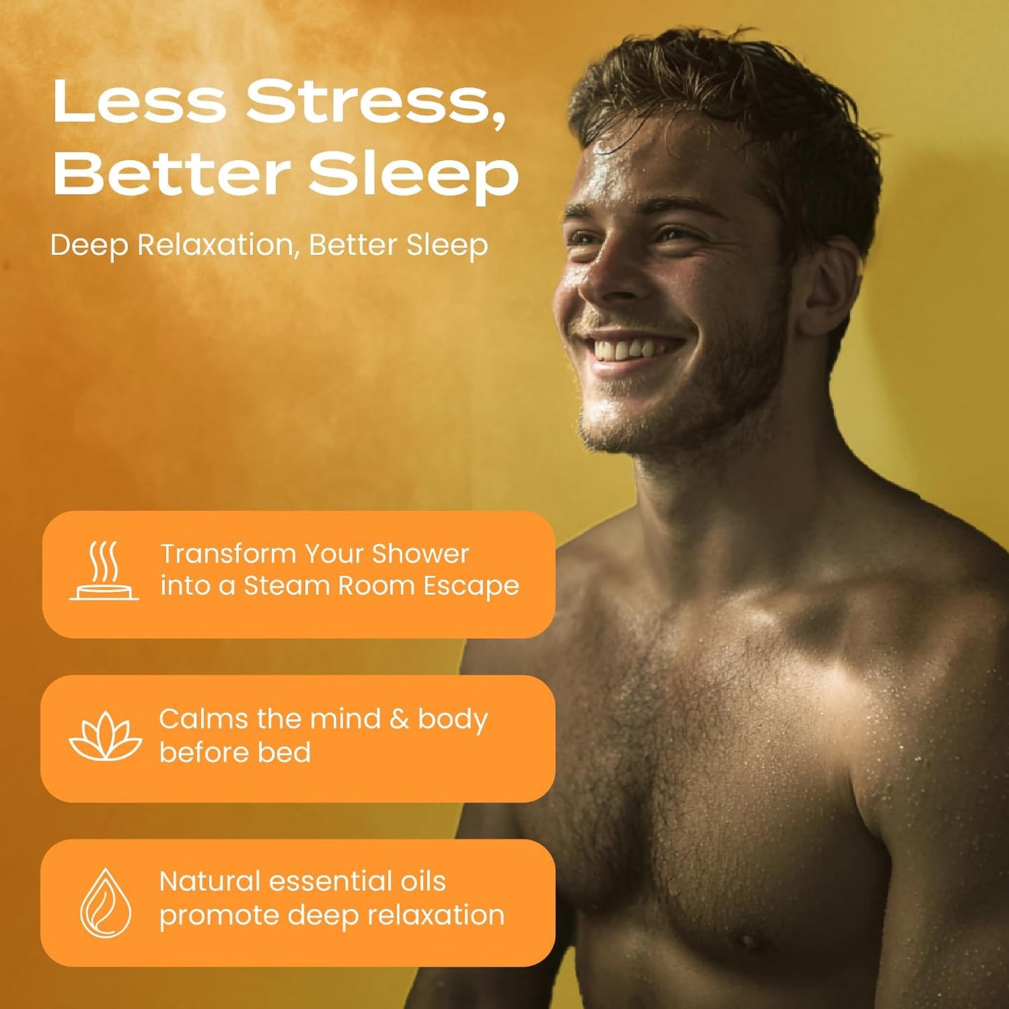 Body Restore Shower Steamers Aromatherapy 6 Pack – Fathers Day Gift for Dad, Birthday Gifts for Women & Men, Spa Stress Relief & Relaxation Self Care Gifts – Premium Clarity Essential Oil Tablets