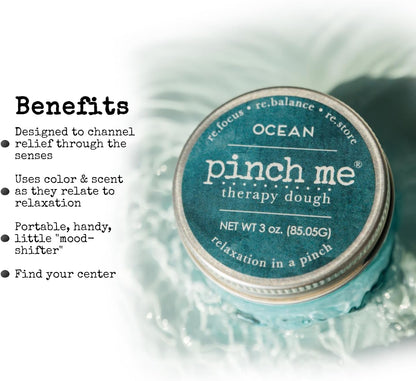 Pinch Me Therapy Dough - Holistic Aromatherapy Stress Relieving Putty - 10 Ounce Spa Scent