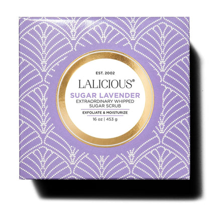LALICIOUS Endless Summer Exfoliating & Moisturizing Body Scrub | Sugar & Coconut Oil | Pre-Shave Scrub for Ingrown Hairs & Razor Bumps | Gently Buffs & Smooths Sensitive Skin | No Parabens Large 16oz