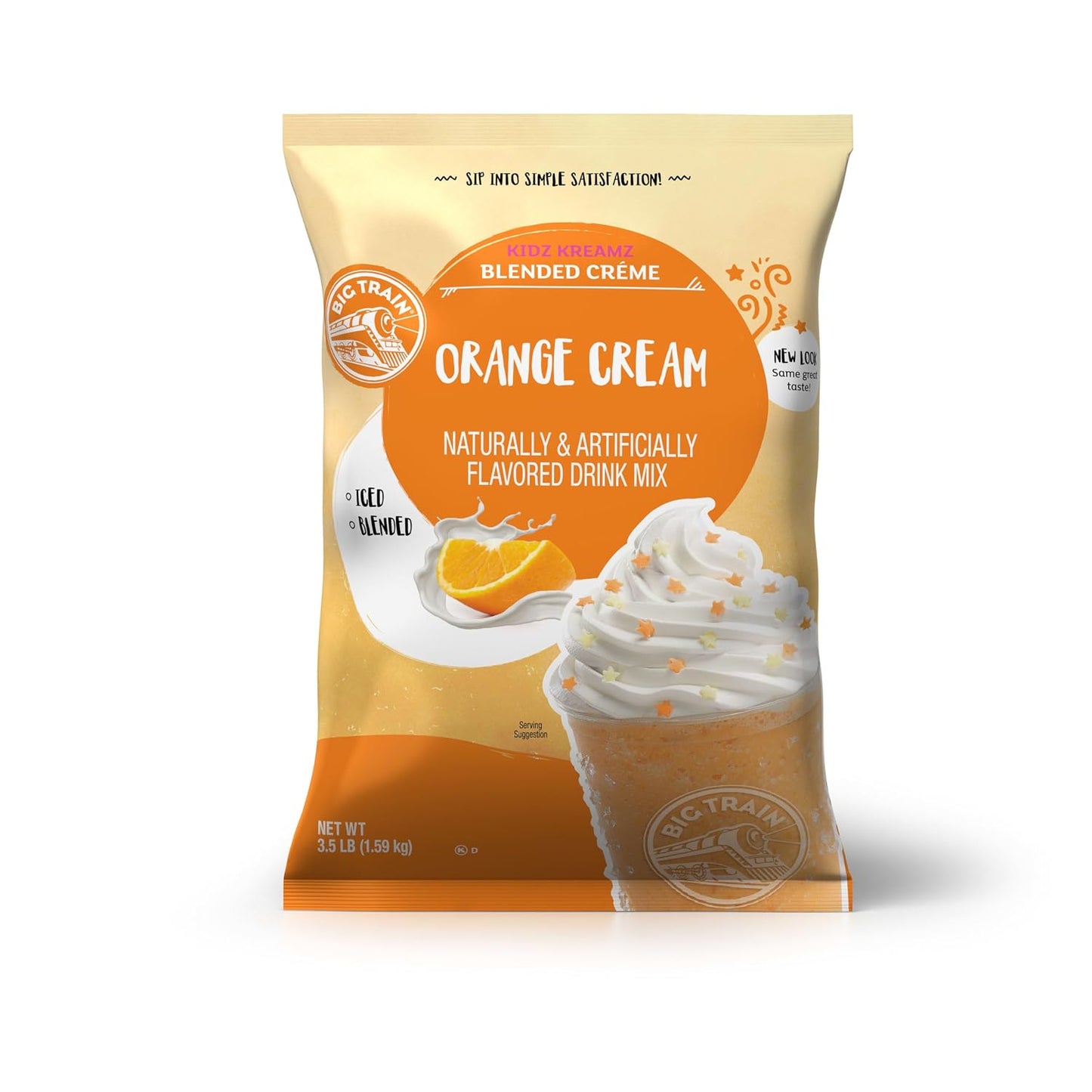 Big Train Vanilla Bean Blended Crème Beverage Mix, 3.5 Pound (Pack of 1) - Colors B