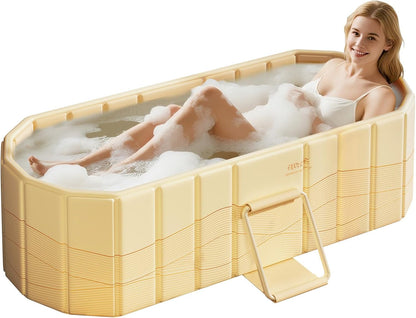 Expandable Bathtub Tray, Foldable Bath Tray for Tub, Acrylic Bath Table Trays Storage Rack, Bath Tub Tray for Bathtub & Bathroom Accessories (Transparent Bathtub Tray, 22"L x 7.8"W x 1.7"H)