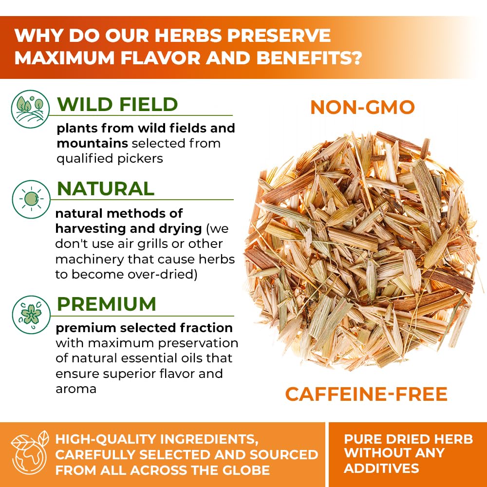 50 Bags Oatstraw Tea Oat Straw Herb Tea (Avena Sativa L.) - 50 Count 1.5g Bags Oat Straw Hierba De Paja De Avena