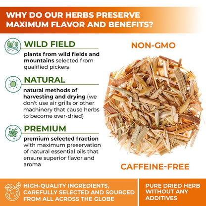 50 Bags Oatstraw Tea Oat Straw Herb Tea (Avena Sativa L.) - 50 Count 1.5g Bags Oat Straw Hierba De Paja De Avena