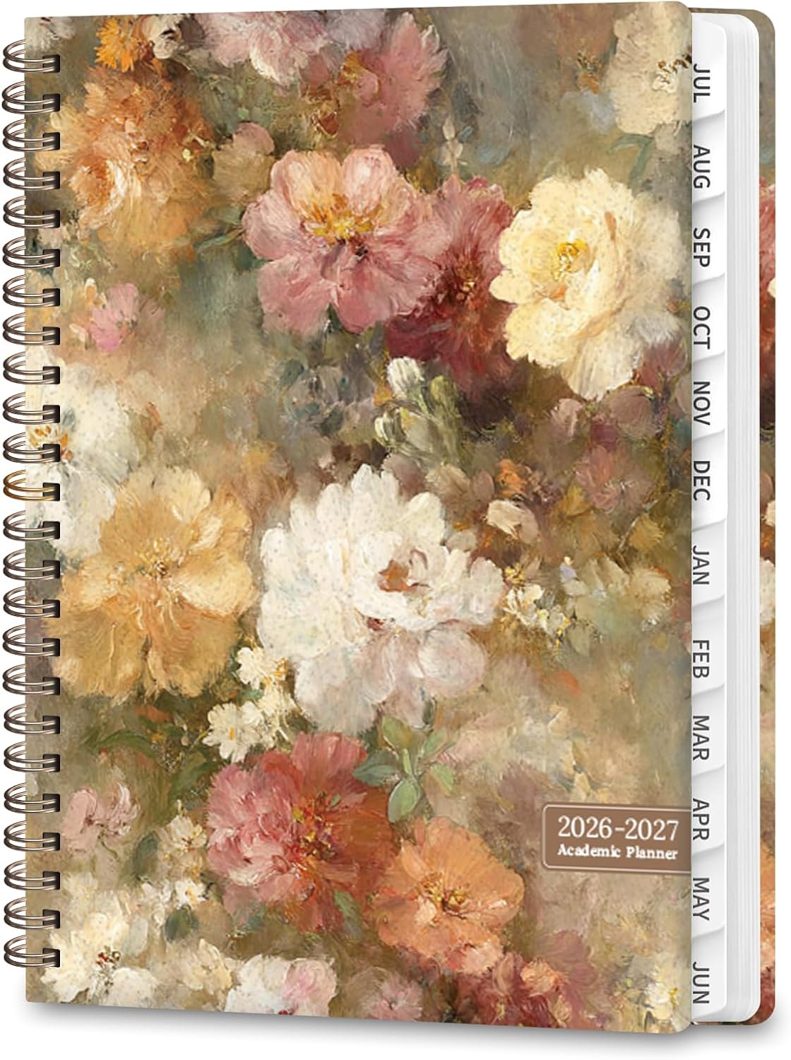 Planner 2026-2027, Weekly and Monthly Calendar Planner, JUL 2026 - JUN 2027 | A5(6.3'' x 8.5''), Hardcover, Agenda Book, Sprial Bound, Inner Pocket, Office and School Use
