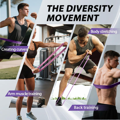 Resistance Bands for Pull Up Assist, Stretch Bands & Exercise Workout Set