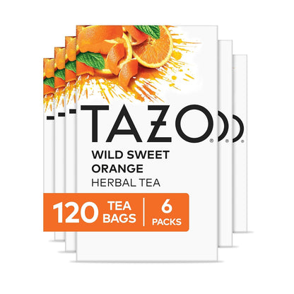 TAZO Passion Herbal Tea Bags, Hot or Iced, Caffeine Free, 20 Total Tea Bags