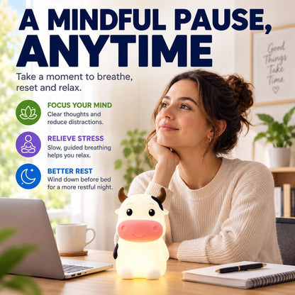 InnerZen Breathing Dragon Guided Breathing Pal, 3 Modes, Adults & Kids