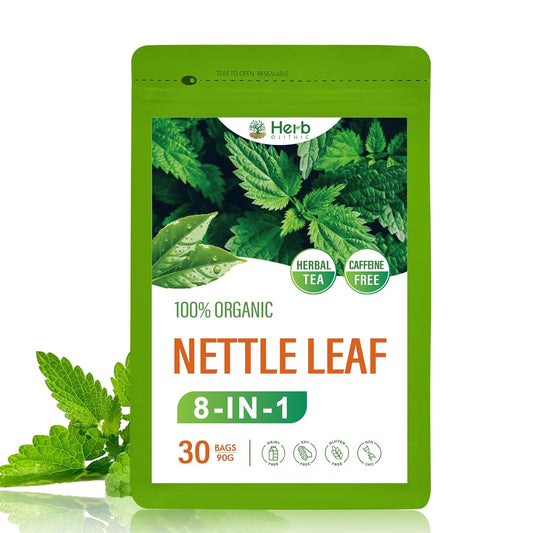 HerbOLITHIC 8-in-1 Nettle Leaf Tea Bags for Joint Health. 30 Bags 3g/bag.