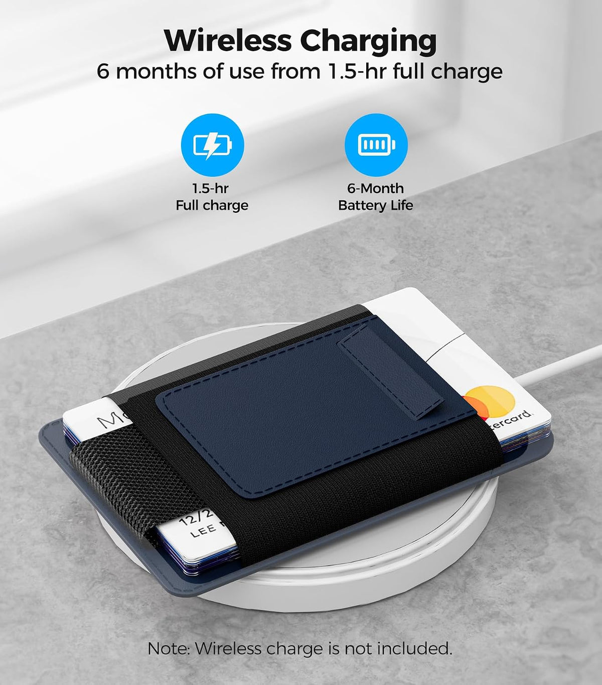 for MagSafe Wallet Works with Apple Find My, 5-Card RFID Holder with Pop-Up Strap, Strong Magnetic Wallet for iPhone 17/16/15/14/13/12 Pro Max Air Plus, Wireless Charging, Black