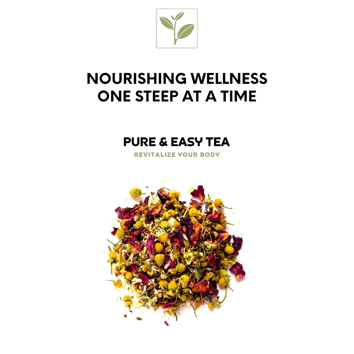 Pure And Easy Tea, Soothe Cold & Sore Throat Relief Tea, Whole-Leaf Herbal Blend with Echinacea, Eucalyptus & Ginger, 15 Large Plant-Based Pyramid Tea Bags (75g)