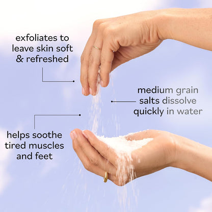 Sky Organics Epsom Salt Bath Soak 5 lbs, Magnesium Sulfate USP, Unscented