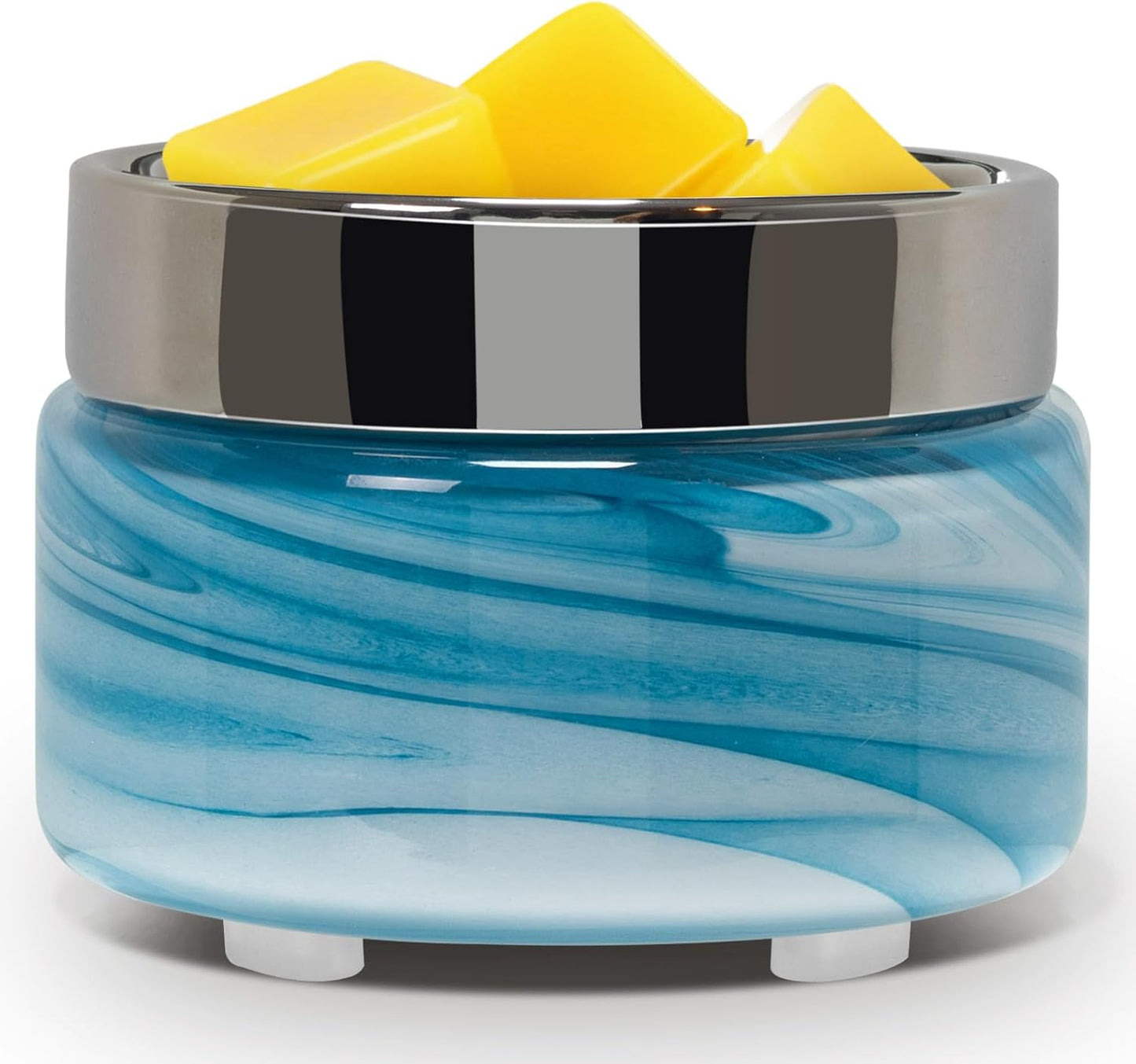 EQUSUPRO Wax Melt Warmer for Scented Wax Melts 3-in-1 Electric Ceramic Candle Wax Warmer Burner Fragrance Wax Melter for Home Office Bedroom Gift & Decor (Leaf)