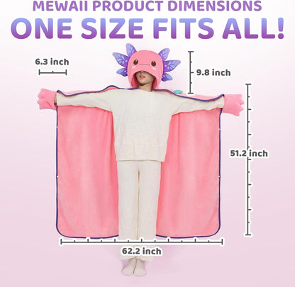 Mewaii Ultimate Softness Highland Cow Wearable Blanket Hoodie –Expertly Designed for American Body Full Coverage with Easy Movement Oversized Warm Cozy Flannel Blanket Cute Highland Cow Gift for Women