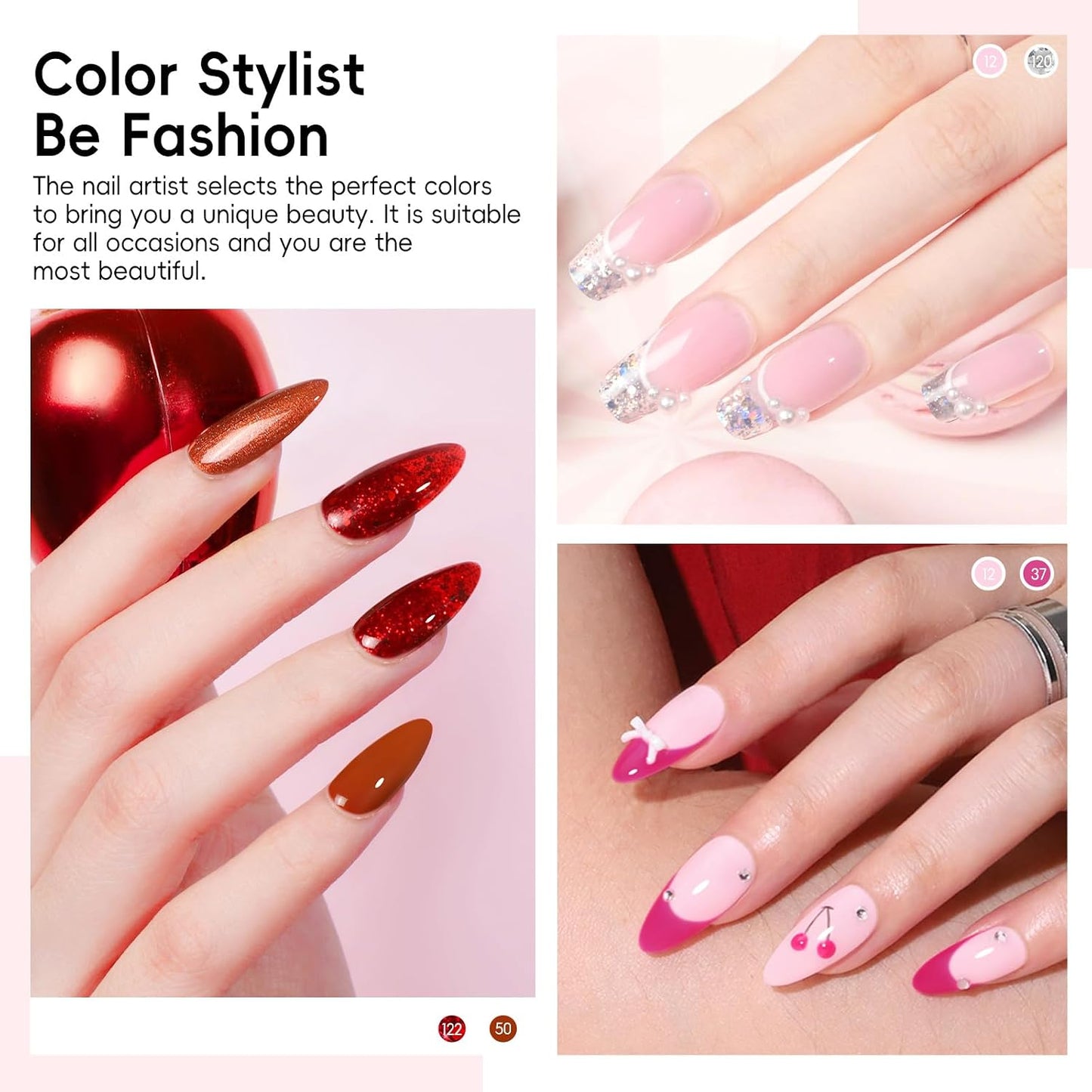 COSCELIA 53pcs Gel Nail Polish Kit with U V light and Drill Starter Kit 35 Colors Gel Nail Polish with 5pcs Top Base Coat Nail Art Professional Gel Manicure Kits Gifts for Women Teens Girls