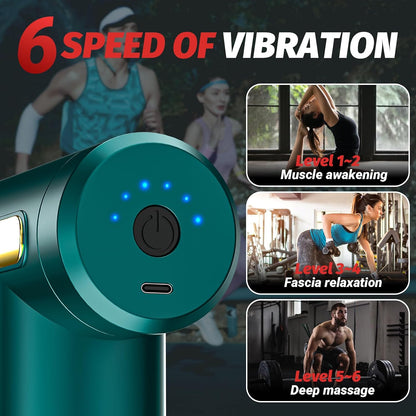 Brantefa Massage Gun, Small Travel Tool, Massage Gun Deep Tissue,Percussion Handheld Portable Muscle Massager Tool for Full Body Pain Relief, Ideal Gifts for Men, Women(Black)